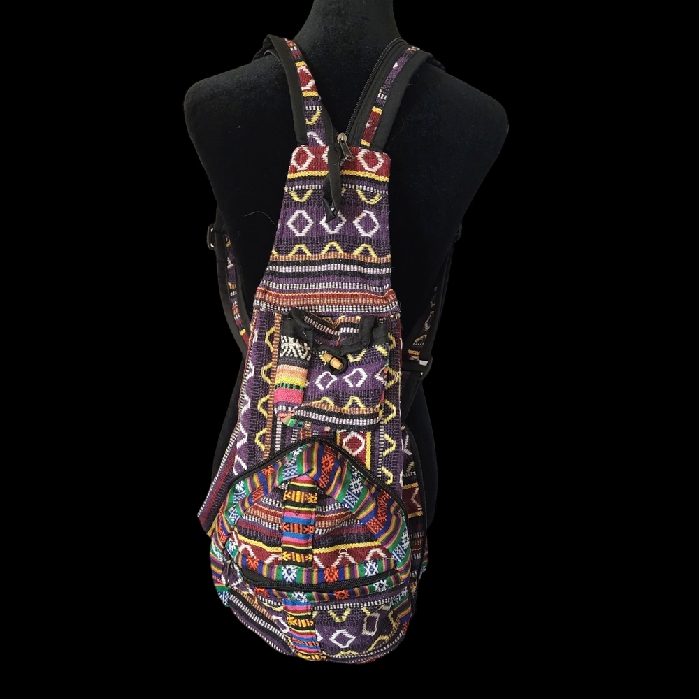 Colorful Patterned Sling Bag - Picture 6 of 8